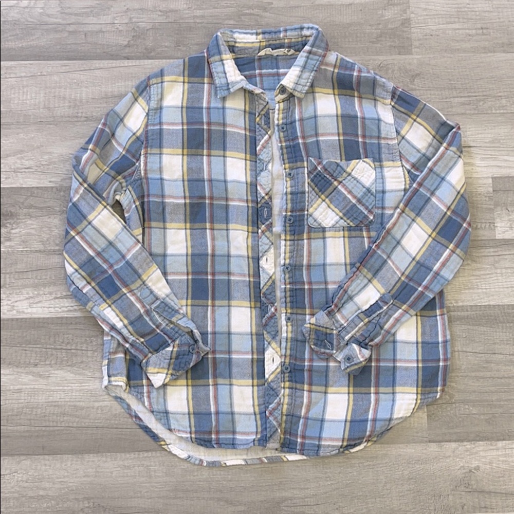 •hippie laundry• Plaid Button Down